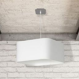 Milagro Napoli lampa wisząca 1x60W biała/chrom ML6362