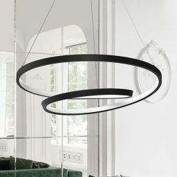 Milagro Lucero lampa wisząca 1x48W LED czarna ML7948