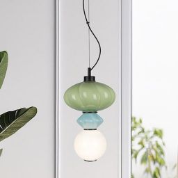 Milagro Ascoli lampa wisząca 1x8 W biała-zielona-niebieska ML1419