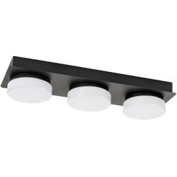 Rabalux Attichus lampa podsufitowa 3x6W LED czarny mat/biały 75003