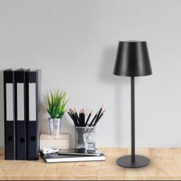 Milagro Virgin lampa biurkowa 1x3 W czarna EK1704