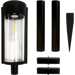 Milagro Path lampa gruntowa 1x0,1 W czarny EKO1454