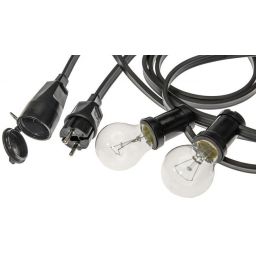 Milagro girlanda zewnętrzna 10x10 W czarna EKO1595