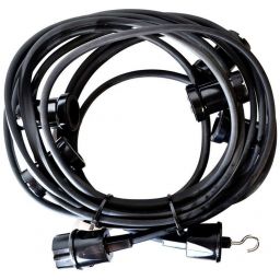 Milagro girlanda zewnętrzna 20x10 W czarna EKO1625