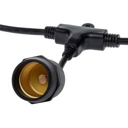 Milagro girlanda zewnętrzna 10x10 W czarna EKO6918