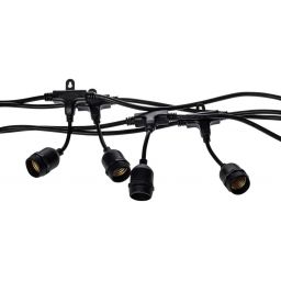 Milagro girlanda zewnętrzna 10x10 W czarna EKO6918