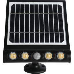 Milagro Talent kinkiet solarny 1x8 W czarny EKO8328