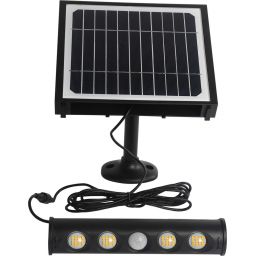 Milagro Talent kinkiet solarny 1x8 W czarny EKO8328