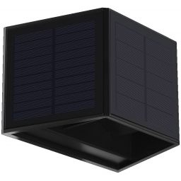 Milagro Wings kinkiet zewnętrzny 1x2W czarny EKO9097