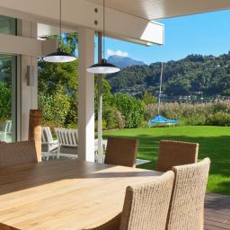 Milagro Saturn lampa solarna wisząca 2x12 W czarny EKO9151