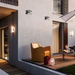 Milagro Milo kinkiet solarny 1x8 W czarny EKO9154