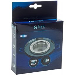 Milagro lampa do zabudowy 1x50W czarna EKOS205