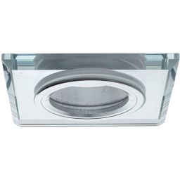 Milagro lampa do zabudowy 1x50W srebrna EKOS270