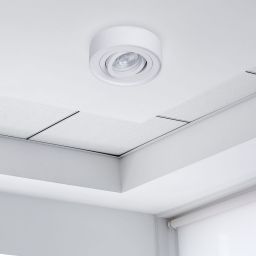 Milagro Nusa lampa podsufitowa 1x8W biała ML0015