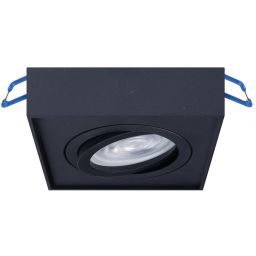 Milagro Nusa lampa podsufitowa 1x8W czarna ML0046