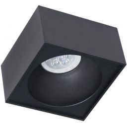Milagro Bali lampa podsufitowa 1x8W czarna ML0084