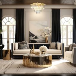 Milagro Milano lampa podsufitowa 9x40 W złota-kryształ ML1024