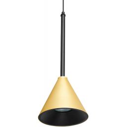 Milagro Cone lampa wisząca 1x10 W czarna-złota ML1124
