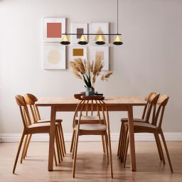 Milagro Cone lampa wisząca 4x10 W czarna-złota ML1125