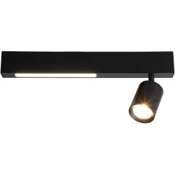 Milagro Magnet lampa podsufitowa 1x5 W czarna ML1130