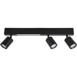 Milagro Magnet lampa podsufitowa 3x5 W czarna ML1134