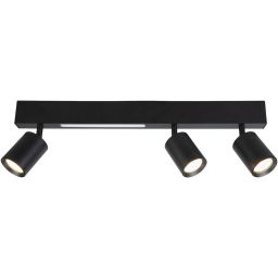 Milagro Magnet lampa podsufitowa 3x5 W czarna ML1134