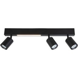 Milagro Magnet lampa podsufitowa 3x5 W czarna ML1134