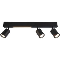 Milagro Magnet lampa podsufitowa 3x5 W czarna ML1134