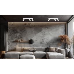 Milagro Magnet lampa podsufitowa 3x5 W biała ML1135