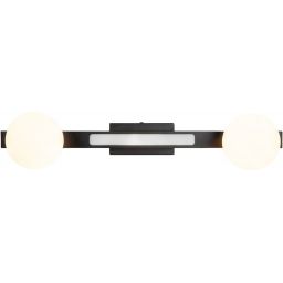 Milagro Magnet lampa podsufitowa 2x13 W czarna ML1136