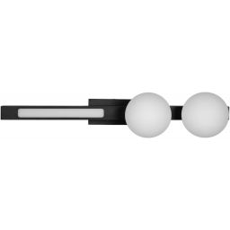 Milagro Magnet lampa podsufitowa 2x13 W czarna ML1138