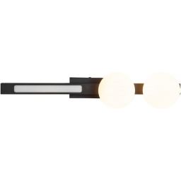 Milagro Magnet lampa podsufitowa 2x13 W czarna ML1138