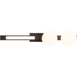 Milagro Magnet lampa podsufitowa 2x13 W czarna ML1138