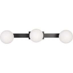 Milagro Magnet lampa podsufitowa 3x9 W czarna ML1140