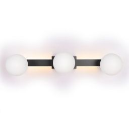 Milagro Magnet lampa podsufitowa 3x9 W czarna ML1140