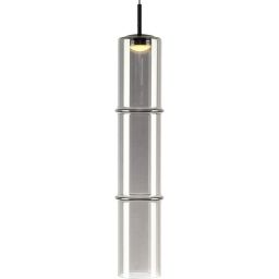 Milagro Bato lampa wisząca 1x4 W czarna-przydymiona ML1396