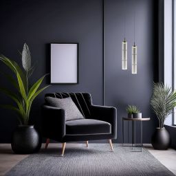 Milagro Bato lampa wisząca 1x4 W czarna-przydymiona ML1396