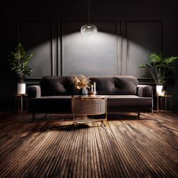 Milagro Vaso lampa wisząca 1x4 W czarna-przydymiona ML1397