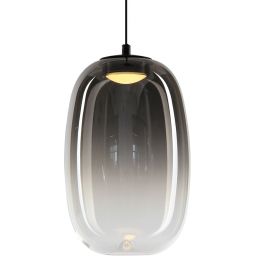 Milagro Vaso lampa wisząca 1x4 W czarna-przydymiona ML1403