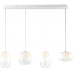 Milagro Vaso lampa wisząca 4x15 W biała ML1406