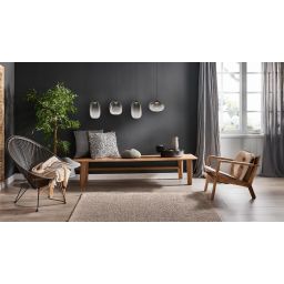 Milagro Vaso lampa wisząca 4x15 W czarna-przydymiona ML1407