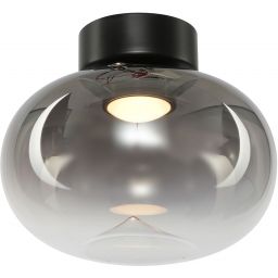 Milagro Vaso lampa podsufitowa 1x4 W czarna-przydymiona ML1409