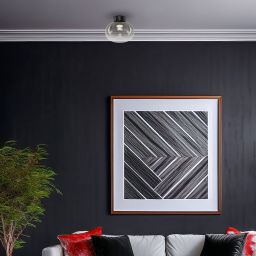 Milagro Vaso lampa podsufitowa 1x4 W czarna-przydymiona ML1409