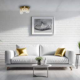 Milagro Vaso lampa podsufitowa 3x12 W złota-bursztynowa ML1414