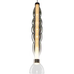 Milagro Lucco lampa wisząca 1x18 W przydymiona-bursztynowa ML1415