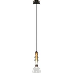 Milagro Lucco lampa wisząca 1x13 W przydymiona-bursztynowa ML1417