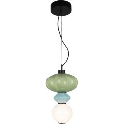 Milagro Ascoli lampa wisząca 1x8 W biała-zielona-niebieska ML1419