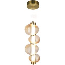 Milagro Bolla lampa wisząca 1x17 W złota ML1422