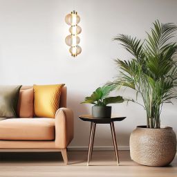 Milagro Bolla lampa wisząca 1x17 W złota ML1422