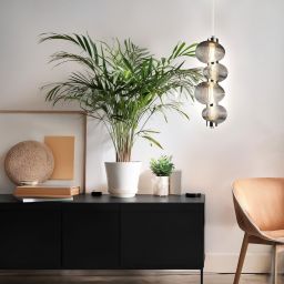 Milagro Bolla lampa wisząca 1x17 W przydymiona ML1423